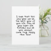 HAPPY NEW YEAR SAVE THE DATE (Stehend Vorderseite)