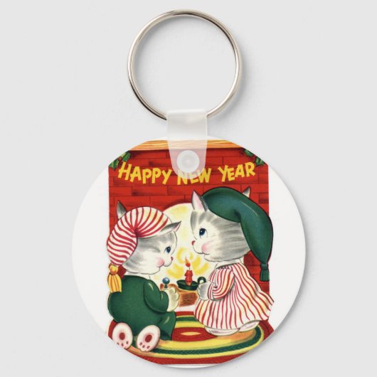 Happy New Year Schlüsselanhänger (Vorderseite)
