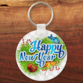 Happy New Year Schlüsselanhänger (Vorderseite)