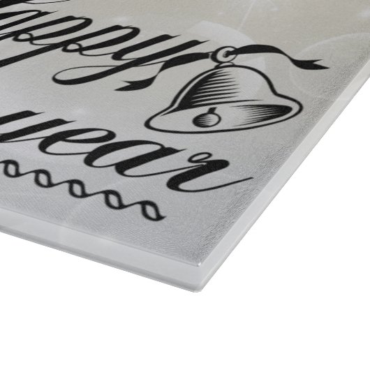 Happy New Year Schneidebrett (Ecke)