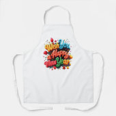 Happy New Year Schürze (Vorderseite)