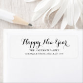 HAPPY NEW YEAR Script Modern Custom Address (Insitu)