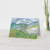 Happy New Year Scripture Isaiah Bible Verse Karte (Vorderseite)