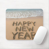 Happy New Year Seashore Mousepad (Mit Mouse)