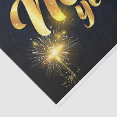 Happy New Year Seidenpapier (Ausschnitt)