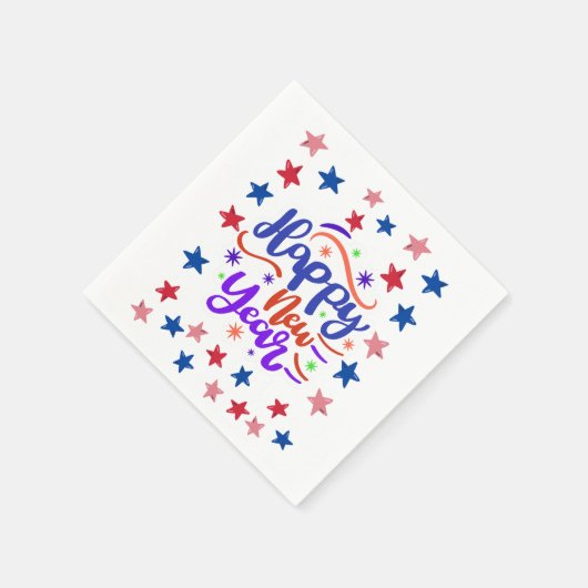 Happy new year serviette (Ecke)