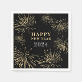 Happy New Year Serviette (Vorderseite)