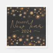 Happy New Year Serviette (Vorderseite)