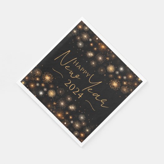 Happy New Year Serviette (Ecke)