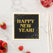 Happy New Year Serviette (Beispiel)