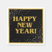 Happy New Year Serviette (Vorderseite)