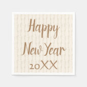 Happy New Year Serviette (Vorderseite)