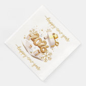 Happy new year serviette (Ecke)