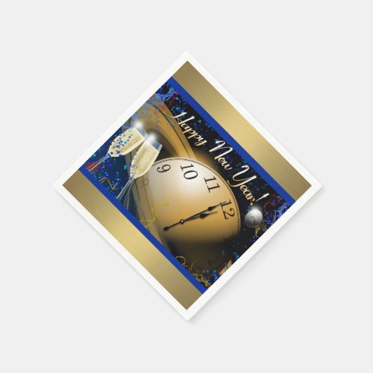 Happy New Year Serviette (Ecke)