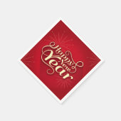 Happy New Year Serviette (Ecke)