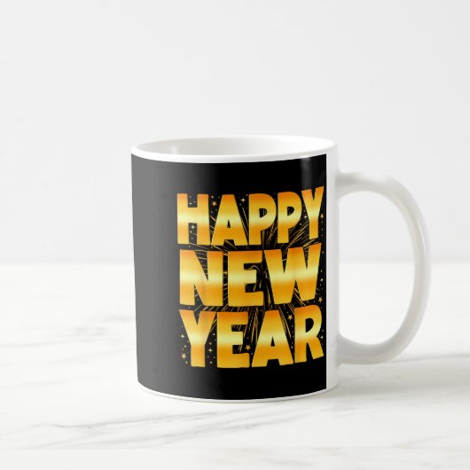 Happy New Year Shirt Family New Years Eve Party Fi Kaffeetasse (Rechts)