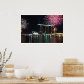 Happy New Year Singapur Poster (Küche)