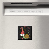 Happy New Year Snail Magnet (In Situ (Geschirrspüler))