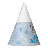 Happy New Year Snowman Partyhütchen (Links)