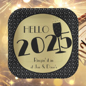 Happy New Year Square Pappteller