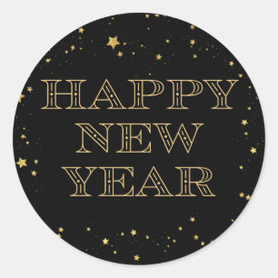 Happy New Year Sticker - Silvester Party