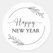 Happy New Year Stickers (Vorderseite)