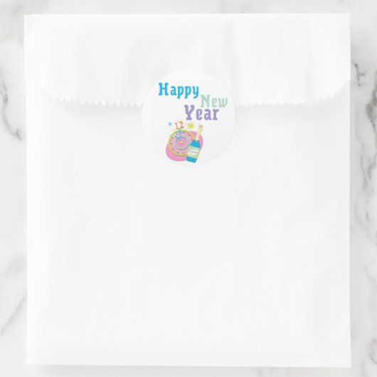 Happy New Year Stickers (Tasche)