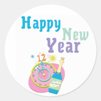 Happy New Year Stickers