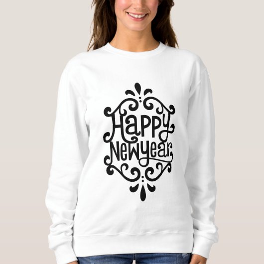 Happy New Year Sweatshirt (Vorderseite)