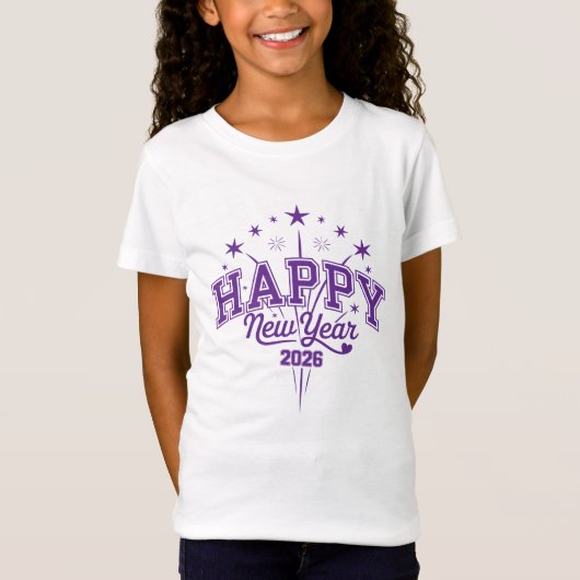 Happy New Year  T-Shirt (Vorderseite)