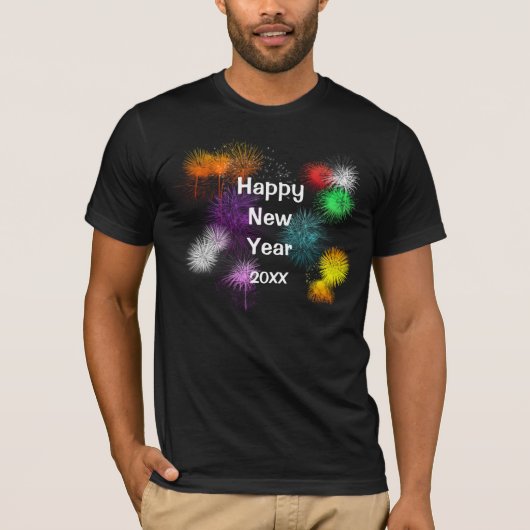 Happy New Year T-Shirt (Vorderseite)