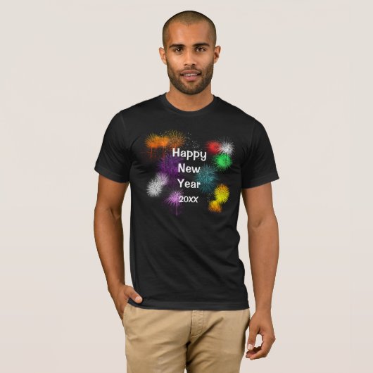 Happy New Year T-Shirt (Vorne ganz)