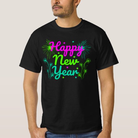 Happy New Year T - Shirt (Vorderseite)