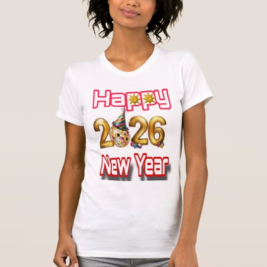 Happy New year  T-Shirt (Vorderseite)