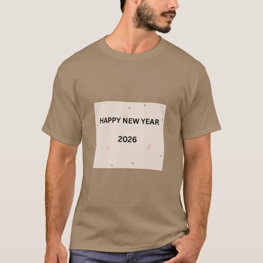 HAPPY NEW YEAR T-Shirt (Vorderseite)