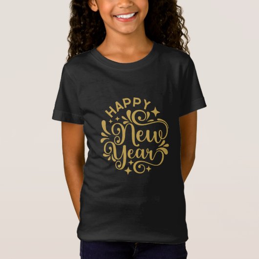 Happy New Year  T-Shirt (Vorderseite)