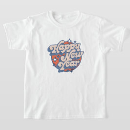"Happy New Year" T - Shirt - Festivals und Fun Des