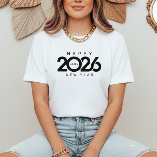 Happy New Year T-shirt, New Year 2026 shirt