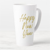 Happy New Year Tall Latte Tasse (Rechte Ecke)
