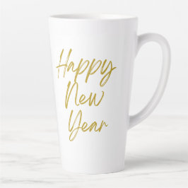 Happy New Year Tall Latte Tasse
