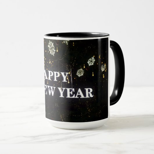 HAPPY NEW YEAR TASSE (VorderseiteRechts)