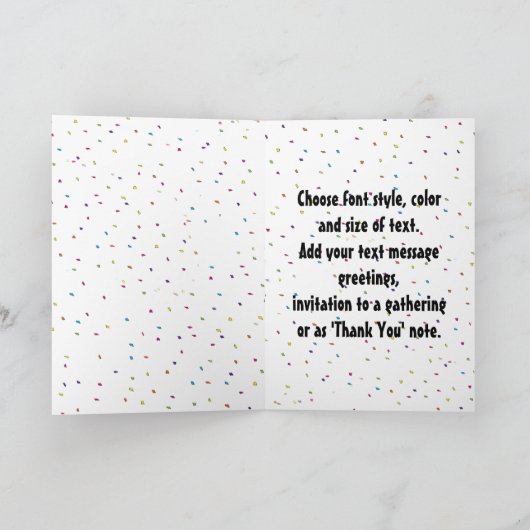 HAPPY NEW YEAR! Text Image Einladung (Innenseite)