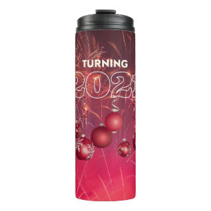 Happy New Year Thermosbecher