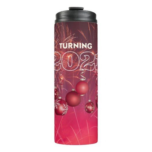 Happy New Year Thermosbecher (Vorderseite)