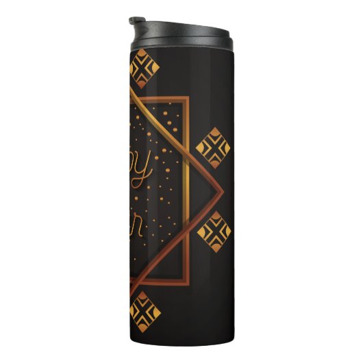 Happy New Year Thermosbecher (Nach rechts gedreht)