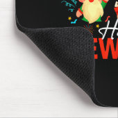 Happy New Year Three Gnomes Fireworks Confetti Nye Mousepad (Ecke)