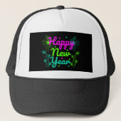 Happy New Year Truckerkappe (Vorderseite)