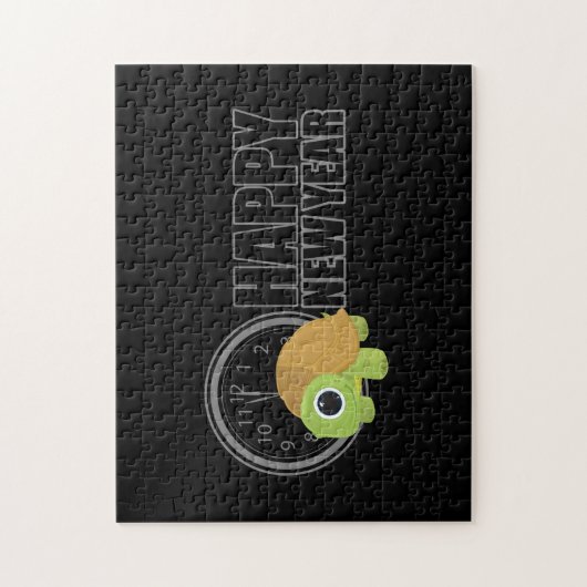 Happy New Year - Turtle Puzzle (Vertikal)