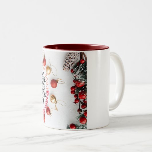 Happy New year Two-Tone Coffee Tasse 2023 (VorderseiteRechts)