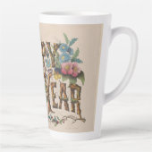 Happy New Year, Vintage Currier & Ives Print Milchtasse (Rechts)